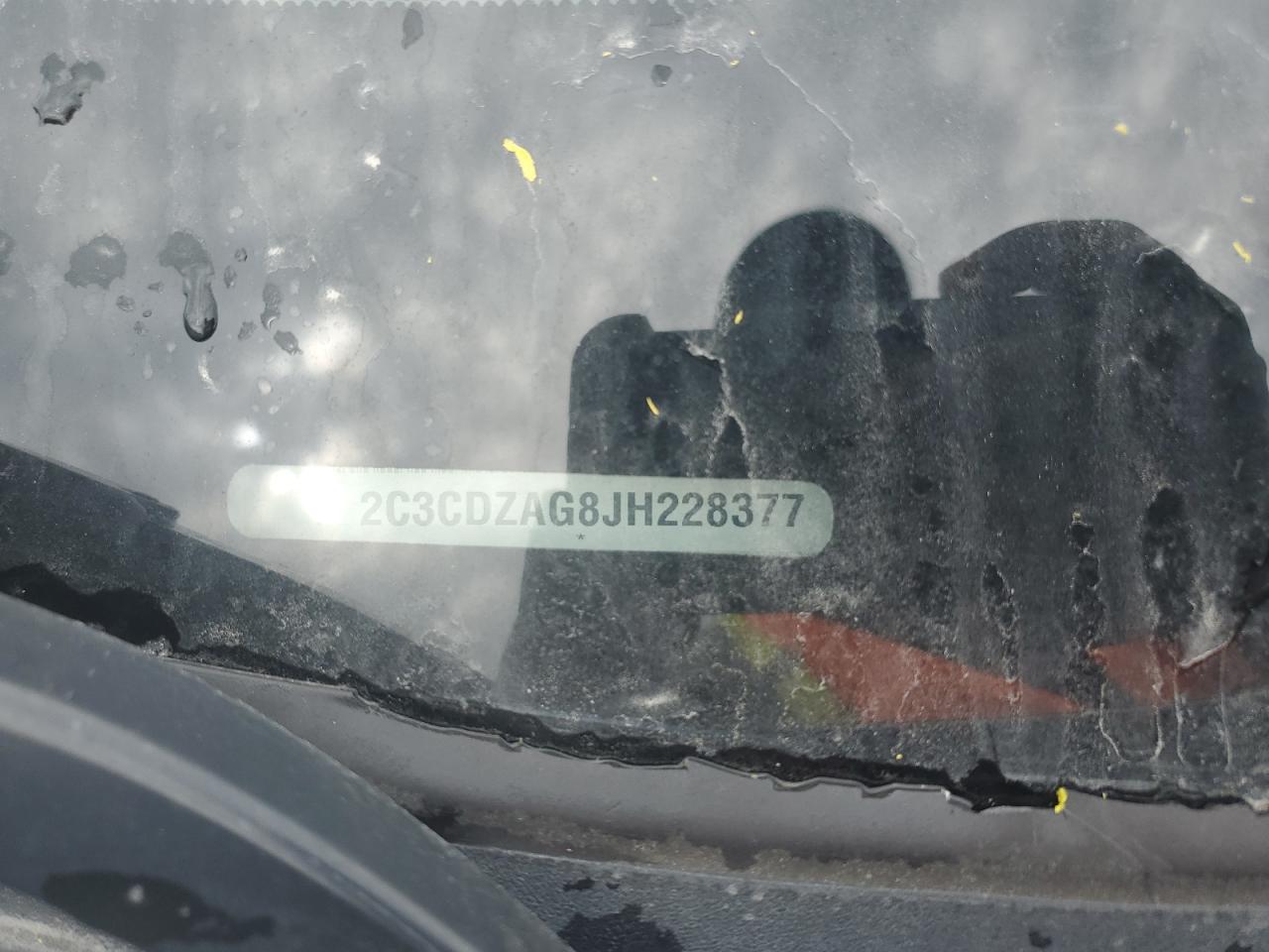 2C3CDZAG8JH228377 2018 Dodge Challenger Sxt