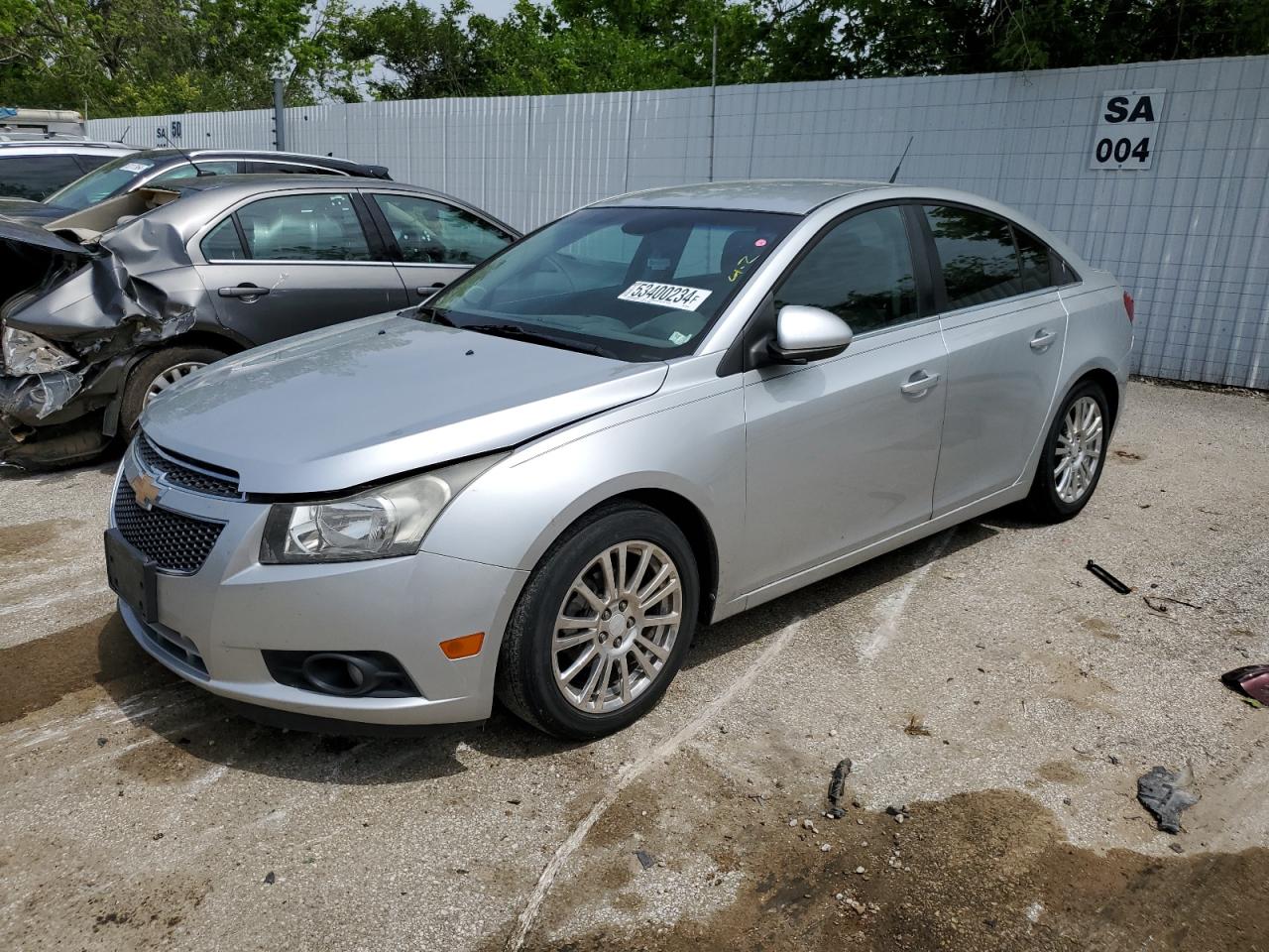 2012 Chevrolet Cruze Eco vin: 1G1PK5SC4C7276909