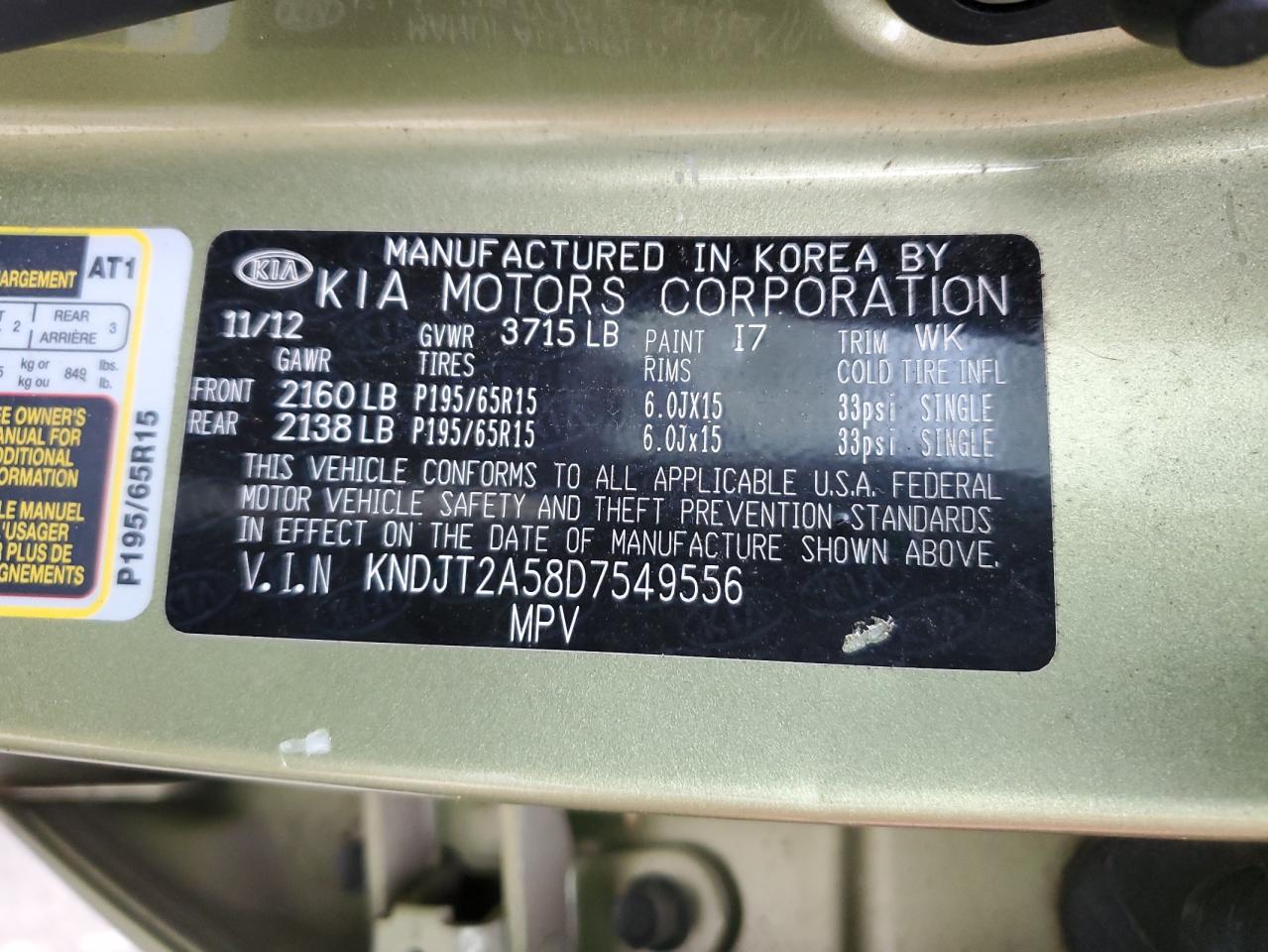 KNDJT2A58D7549556 2013 Kia Soul