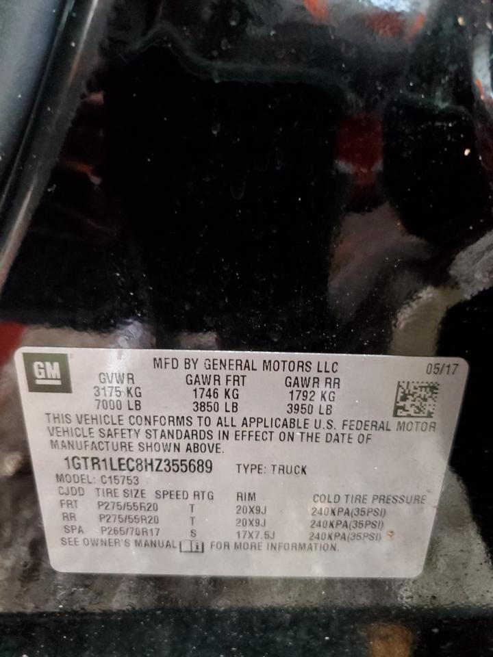 1GTR1LEC8HZ355689 2017 GMC Sierra C1500