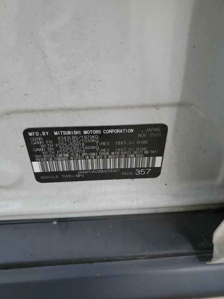 JA4APUAU2MU008067 2021 Mitsubishi Outlander Sport Es