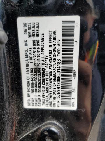 5J6YH18306L014188 2006 Honda Element Lx