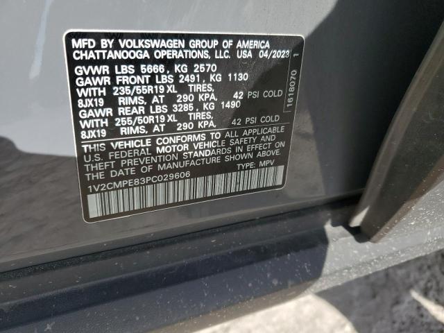 2023 Volkswagen Id.4 Pro VIN: 1V2CMPE83PC029606 Lot: 53197584