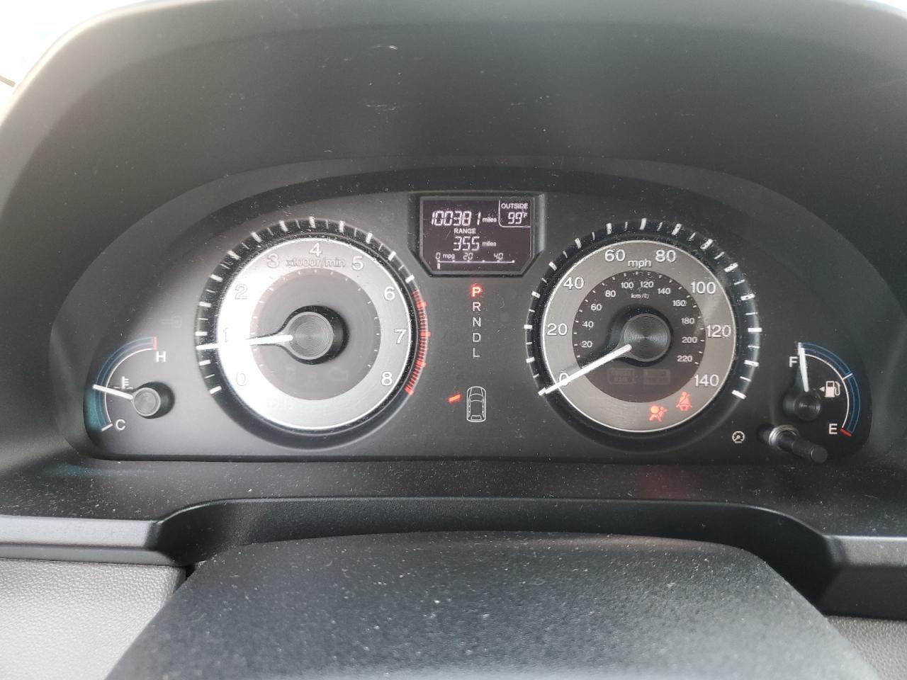 5FNRL5H69CB108966 2012 Honda Odyssey Exl