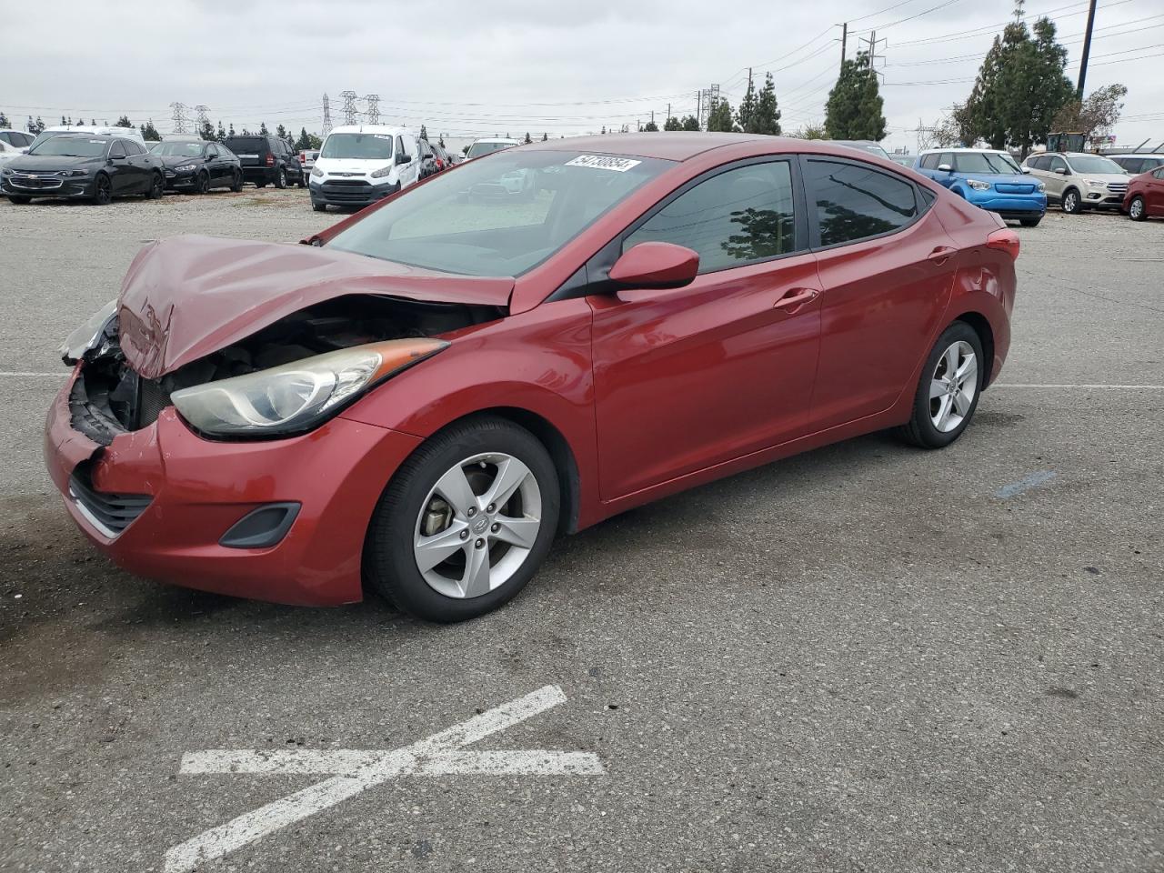 5NPDH4AE8DH348729 2013 Hyundai Elantra Gls