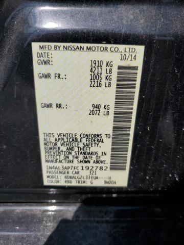 2015 NISSAN ALTIMA 2.5 - 1N4AL3AP7FC192782