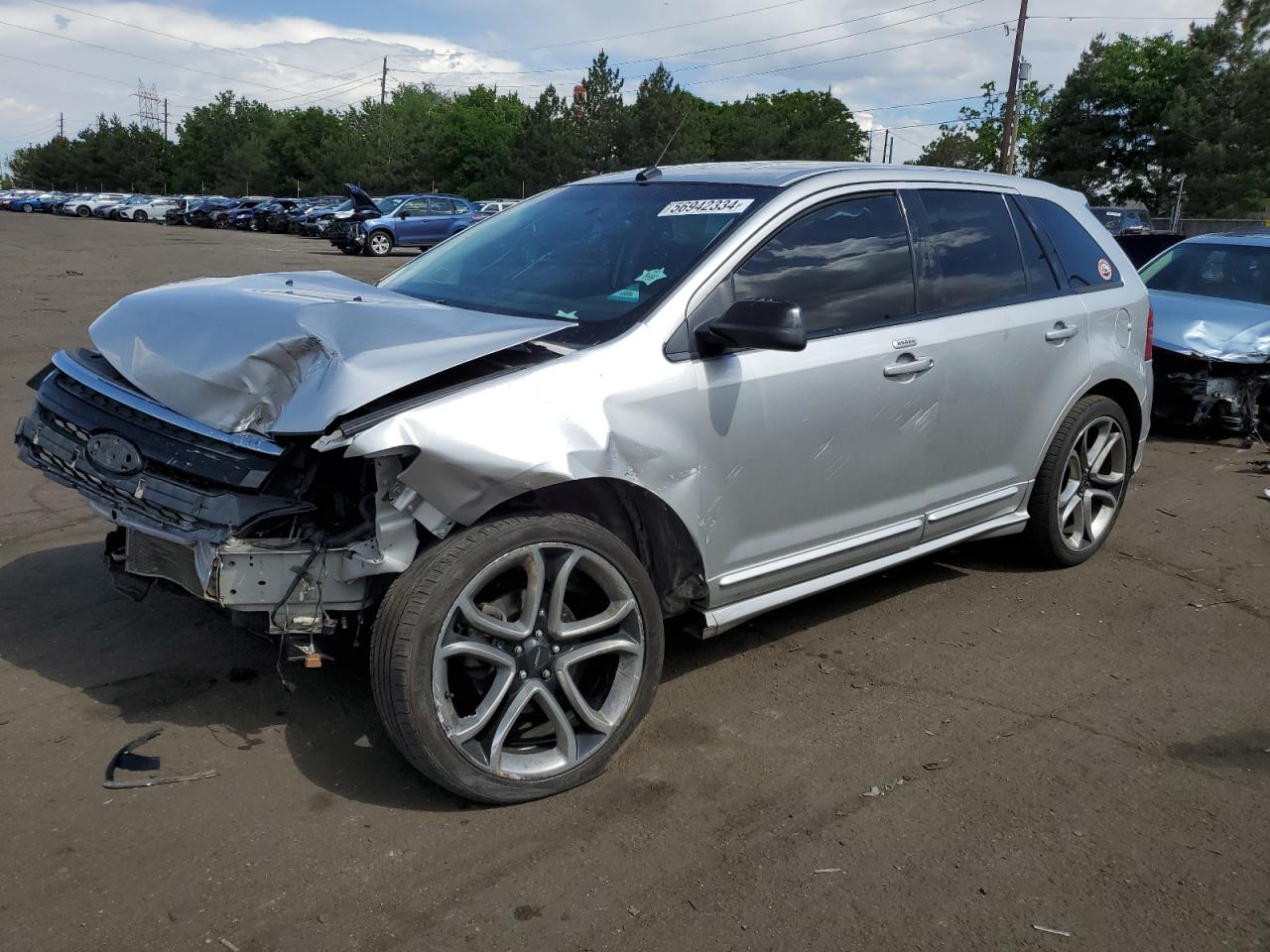 2013 Ford Edge Sport vin: 2FMDK4AKXDBB59921