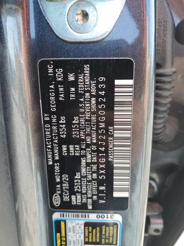 5XXG14J25MG052439 2021 Kia K5 Lxs