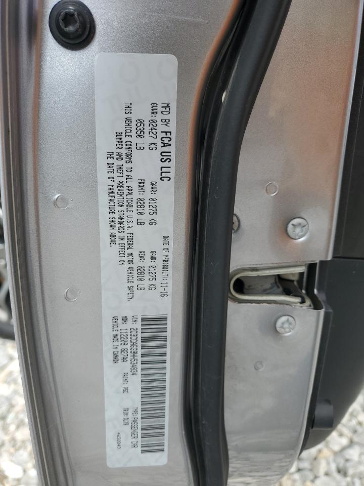 2C3CCAGG9HH534834 2017 Chrysler 300 S