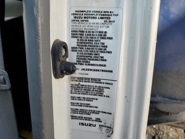 2019 Isuzu Nqr VIN: JALE5W169K7900496 Lot: 55931254