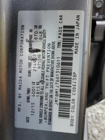 2016 Mazda 3 Sport VIN: JM1BM1J76G1310611 Lot: 54777394