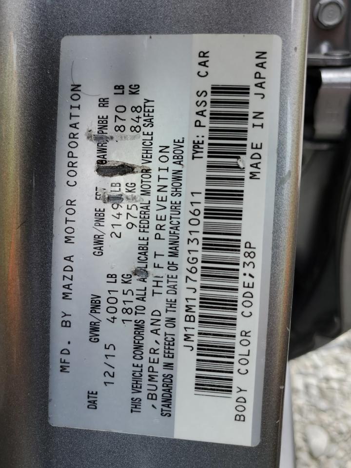 JM1BM1J76G1310611 2016 Mazda 3 Sport