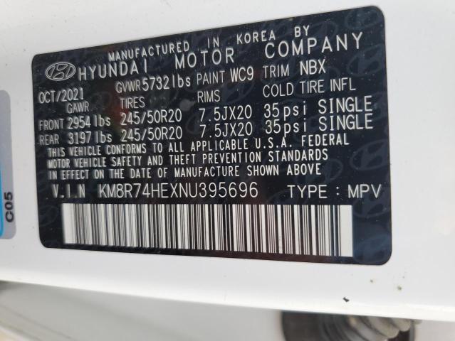 2022 Hyundai Palisade Calligraphy VIN: KM8R74HEXNU395696 Lot: 54014494