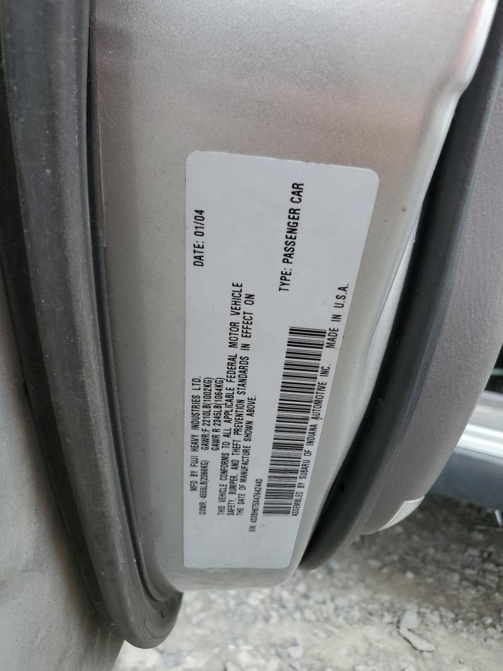 4S3BH675X47642440 2004 Subaru Legacy Outback Awp