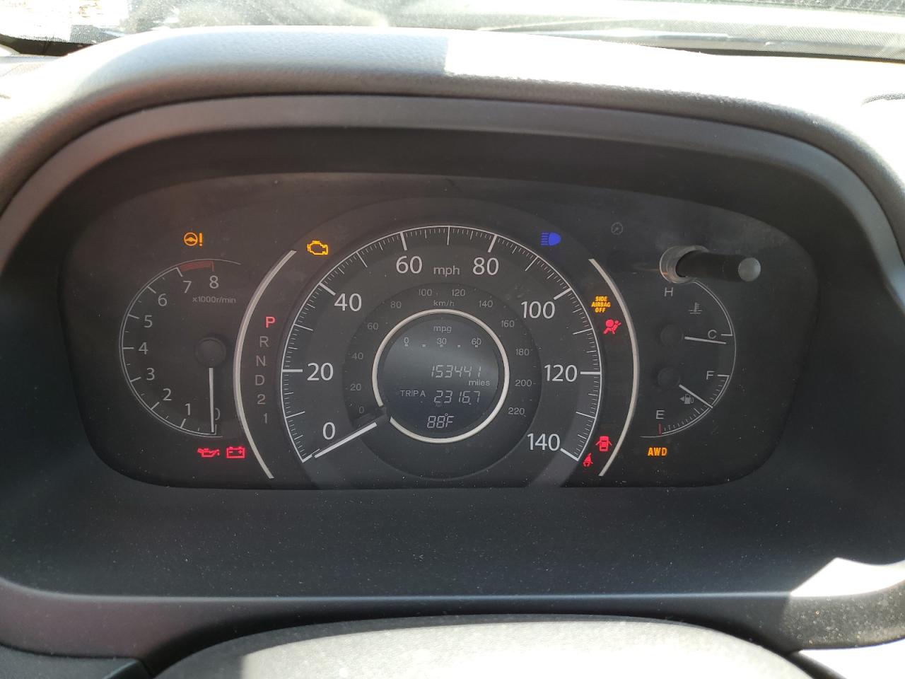 2HKRM4H58DH612202 2013 Honda Cr-V Ex