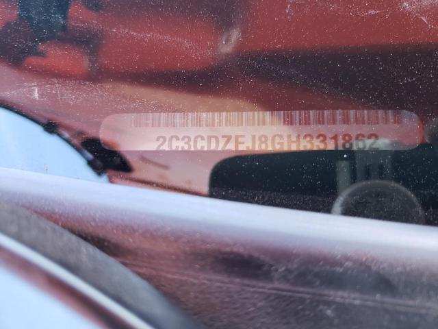 2016 Dodge Challenger R/T Scat Pack VIN: 2C3CDZFJ8GH331862 Lot: 56480894