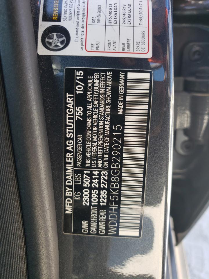 WDDHF5KB8GB290215 2016 Mercedes-Benz E 350