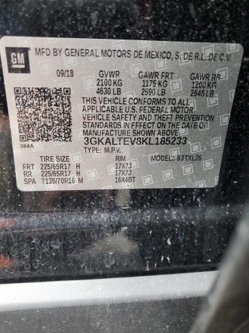 2019 GMC Terrain Sle VIN: 3GKALTEV8KL185233 Lot: 54217234