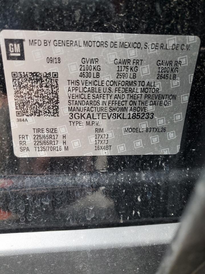 3GKALTEV8KL185233 2019 GMC Terrain Sle