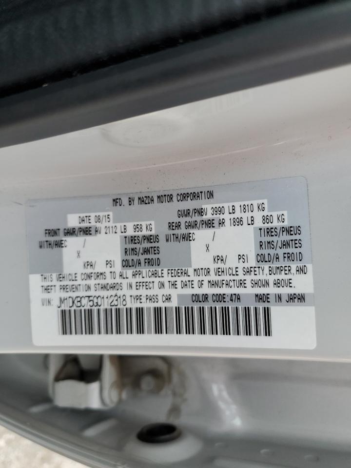 JM1DKBC75G0112318 2016 Mazda Cx-3 Touring