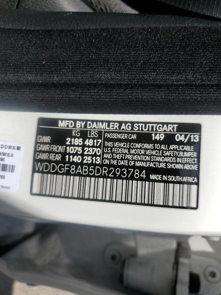 WDDGF8AB5DR293784 2013 Mercedes-Benz C 300 4Matic