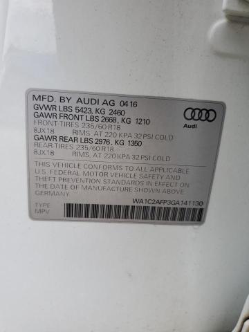 VIN WA1C2AFP3GA141130 2016 Audi Q5, Premium no.13