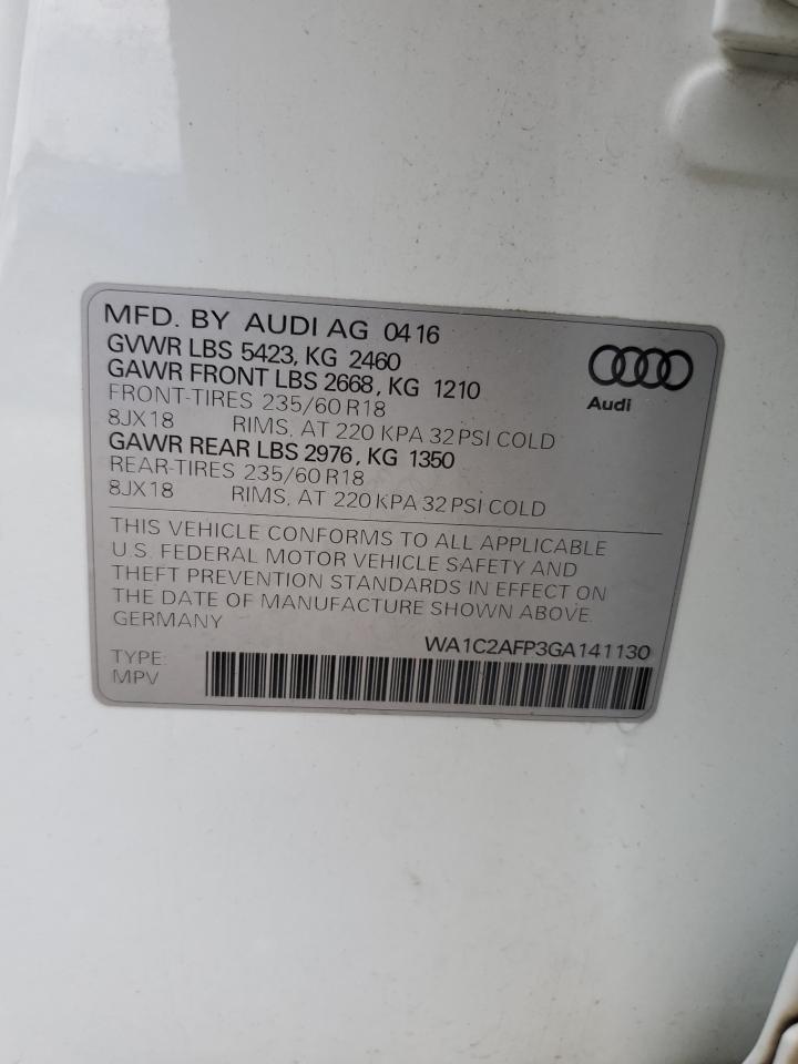 WA1C2AFP3GA141130 2016 Audi Q5 Premium