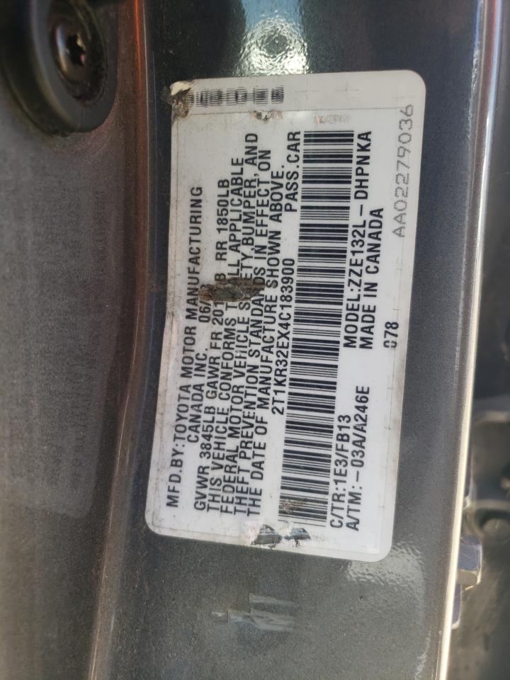 2T1KR32EX4C183900 2004 Toyota Corolla Matrix Xr