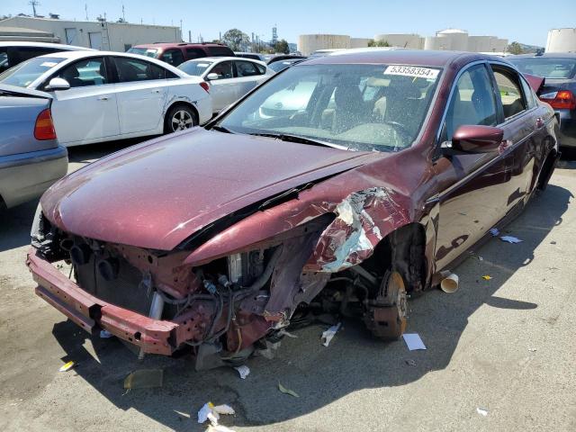 HONDA ACCORD 2010 maroon  gas 1HGCP2F86AA154405 photo #1