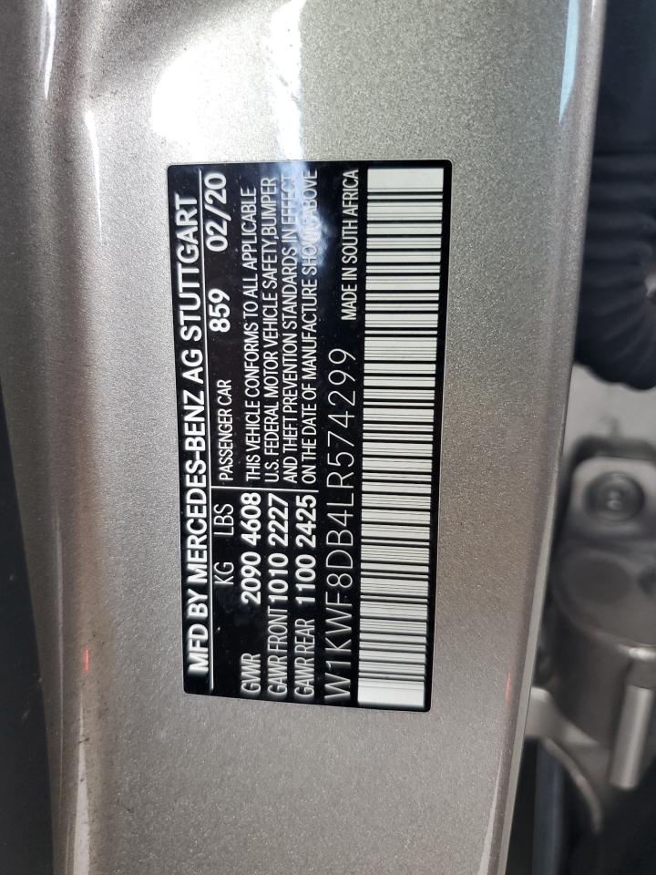W1KWF8DB4LR574299 2020 Mercedes-Benz C 300