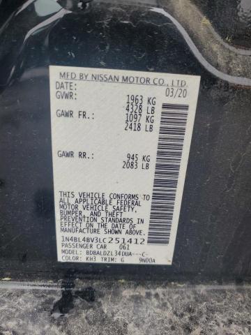 1N4BL4BV3LC251412 Nissan Altima S 12