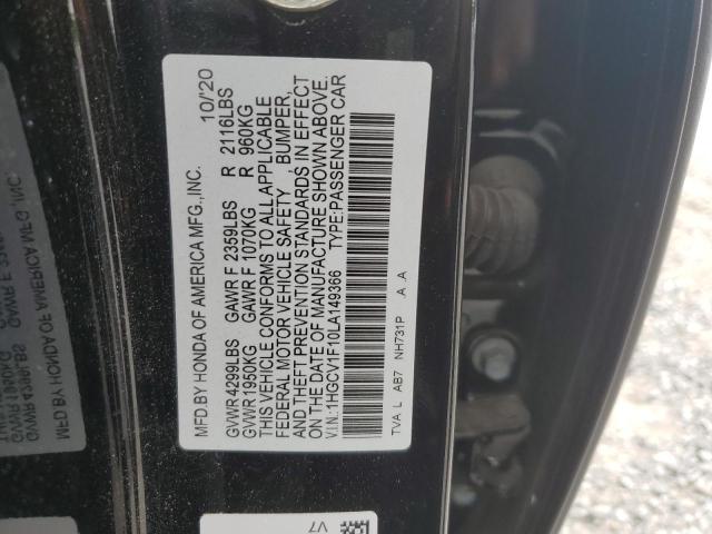 2020 HONDA ACCORD LX - 1HGCV1F10LA149366