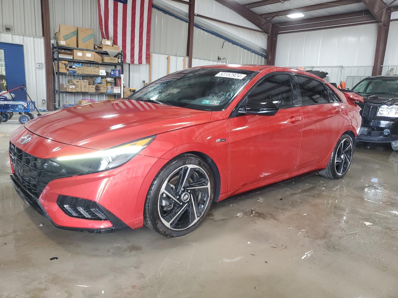 2022 Hyundai Elantra N Line vin: KMHLR4AF0NU274503