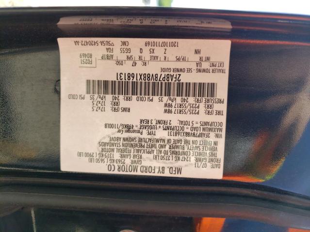 2011 Ford Crown Victoria Police Interceptor VIN: 2FABP7BV8BX168131 Lot: 56530884