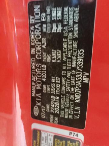 2018 Kia Soul + VIN: KNDJP3A53J7539135 Lot: 53704254