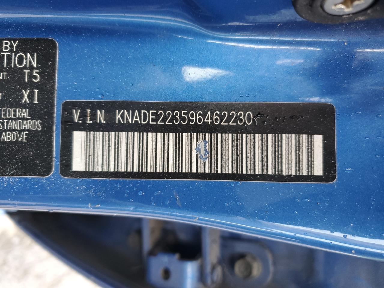 KNADE223596462230 2009 Kia Rio Base