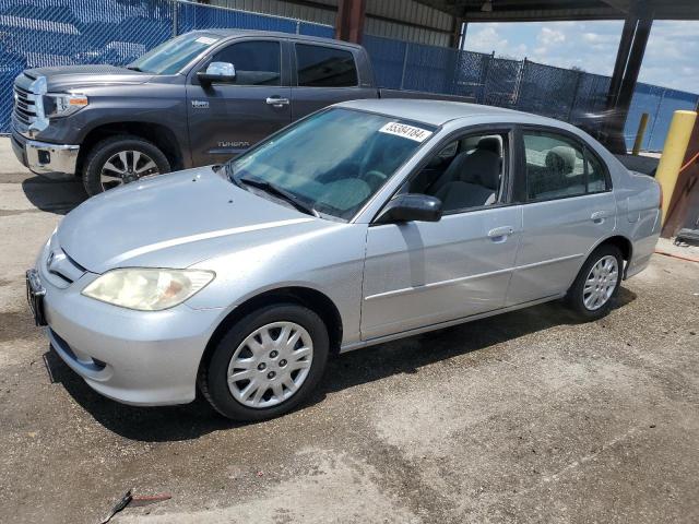 2005 Honda Civic Lx VIN: 2HGES16595H619645 Lot: 55384184