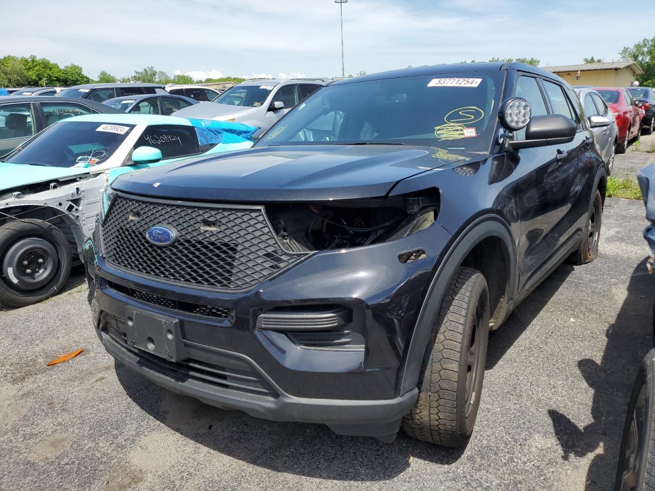 2021 Ford Explorer Police Interceptor vin: 1FM5K8AW9MNA22181