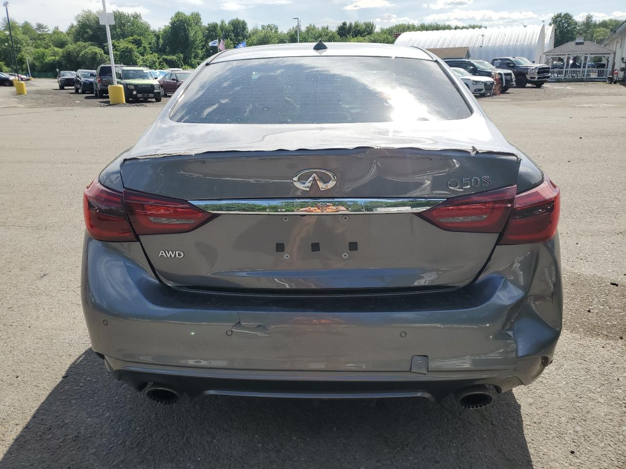JN1FV7ARXJM700171 2018 Infiniti Q50 Red Sport 400