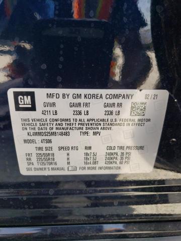 2021 Buick Encore Gx Select VIN: KL4MMDS25MB148483 Lot: 55680804