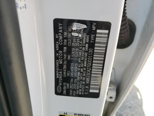 2016 Hyundai Tucson Limited VIN: KM8J3CA27GU031130 Lot: 56461294