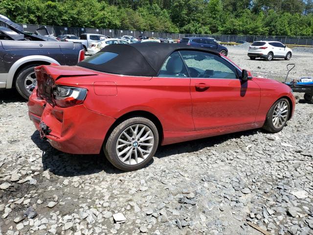  BMW 2 SERIES 2016 Czerwony