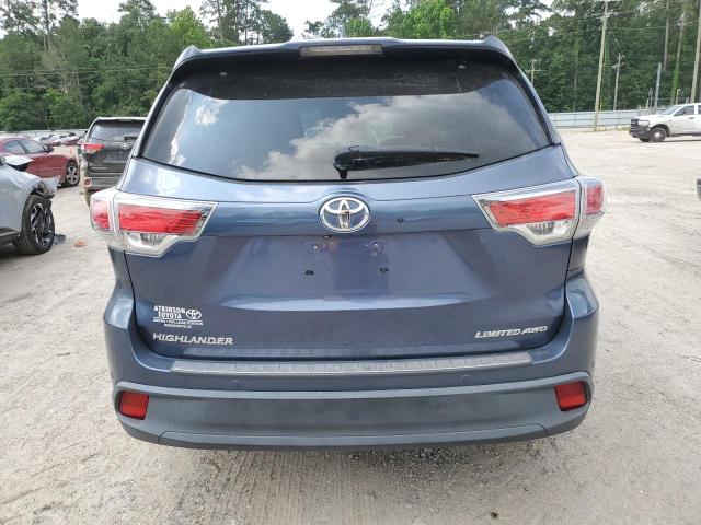 2014 Toyota Highlander Limited VIN: 5TDDKRFH0ES039463 Lot: 56187524