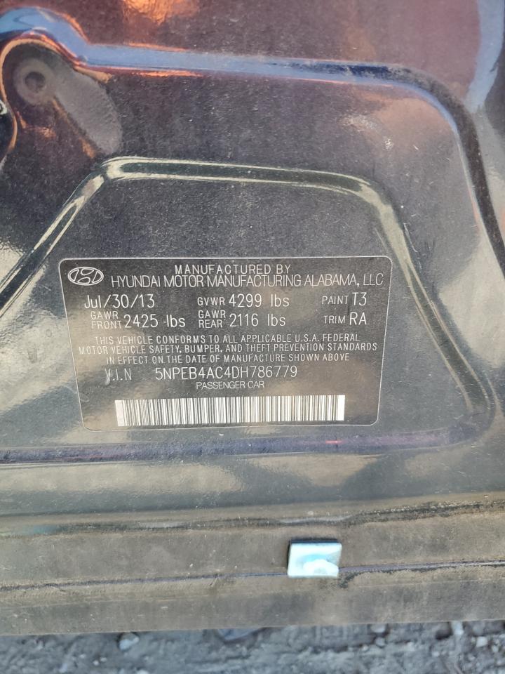 5NPEB4AC4DH786779 2013 Hyundai Sonata Gls