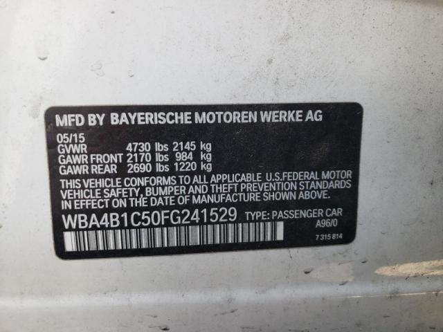 VIN WBA4B1C50FG241529 2015 BMW 4 Series, 435 I Gran... no.12