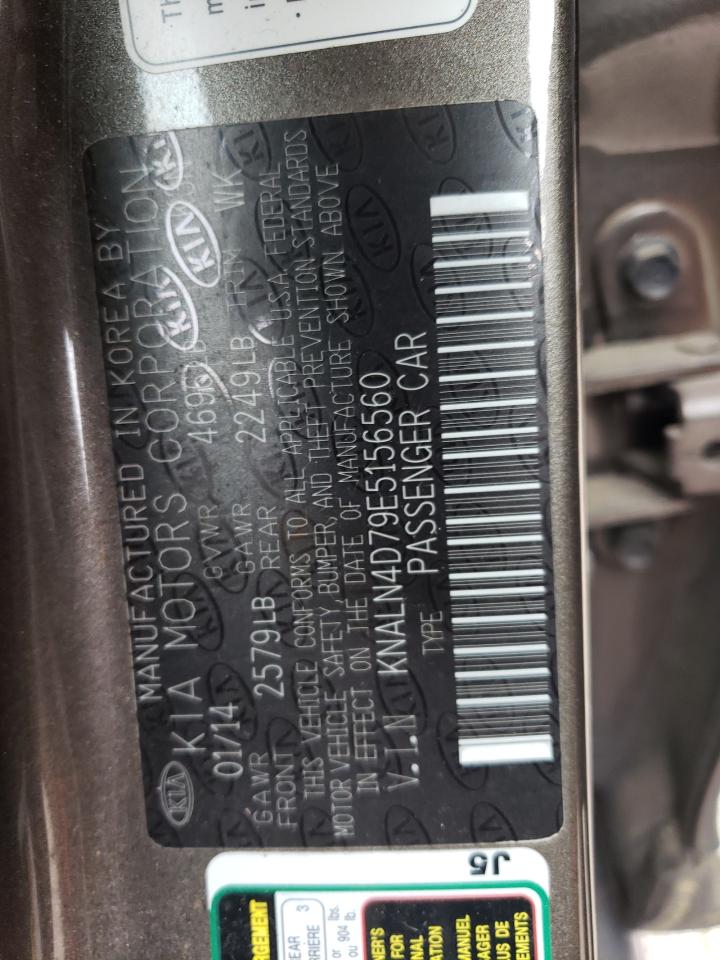 KNALN4D79E5156560 2014 Kia Cadenza Premium