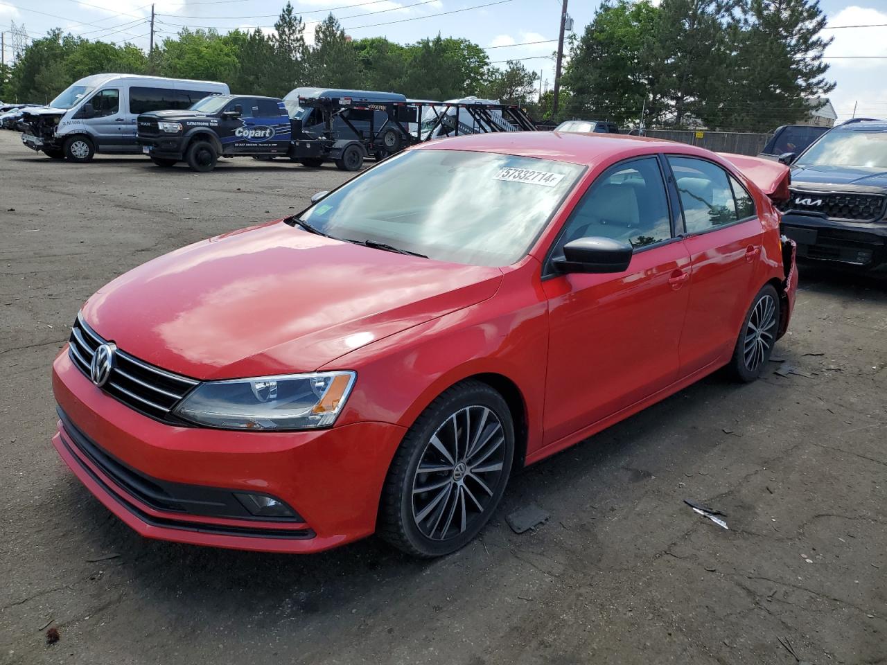 2015 Volkswagen Jetta Se vin: 3VWD17AJ9FM416467