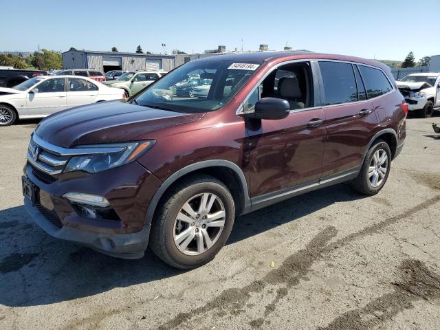 2016 Honda Pilot Lx VIN: 5FNYF5H10GB008798 Lot: 54846194