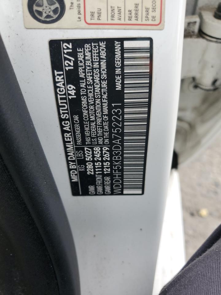 WDDHF5KB3DA752231 2013 Mercedes-Benz E 350