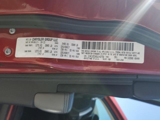 1C4PJMCSXEW142750 2014 Jeep Cherokee Latitude